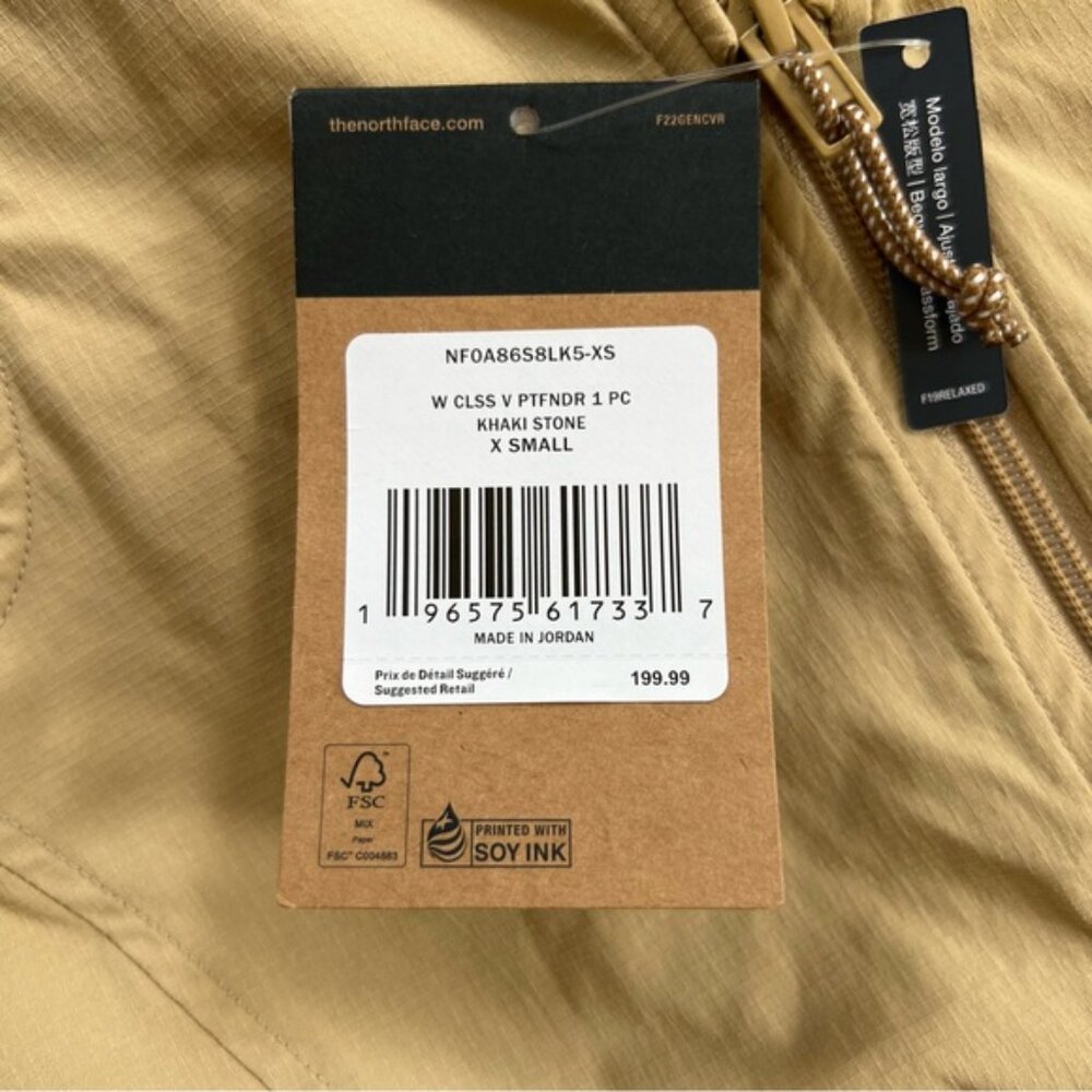 The Northface NWT size XS Womens Class V Pathfinder OnePiece - Picture 5 of 14